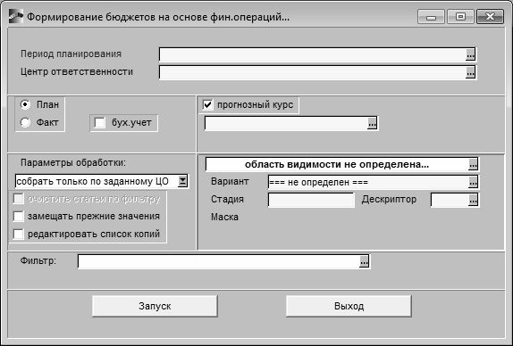 Расчетный бюджет. Виды фин операций. Фин основа. Режим по фин операции.