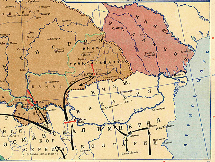 Княжество валахия карта