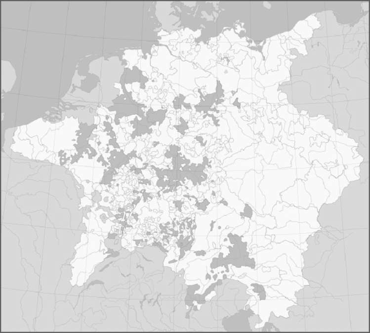 Священная римская империя в 12 15 веках карта