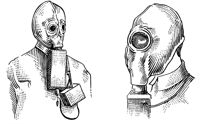 Куммант противогаз. Противогаз Зелинского-Кумманта. Первый противогаз Зелинского.