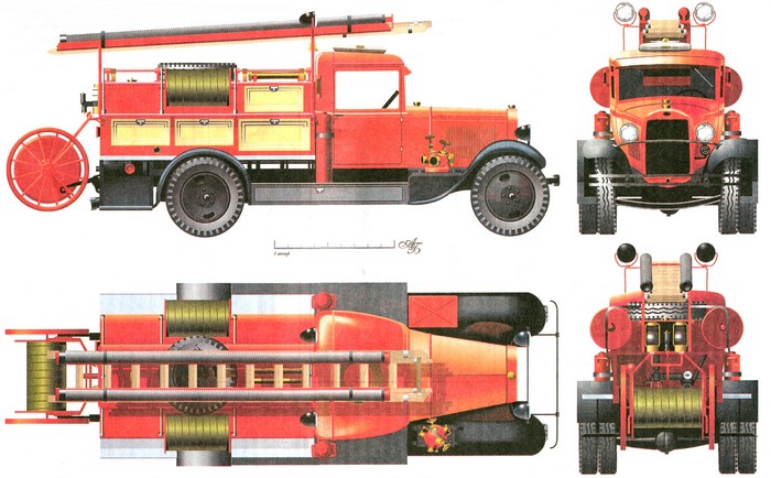 Пожарная машина пмг 1
