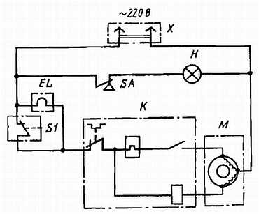 Электрическая схема холодильника полюс