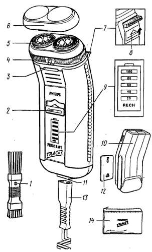 Электрическая схема электробритвы philips