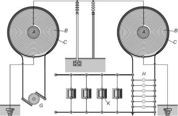 Бифилярная катушка тесла схема подключения