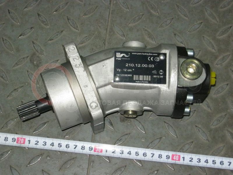 Мотор гидропривода вентилятора изогнутый, нерегулируемый МАЗ 103 от МАЗ, артикул — 210.12.00.03