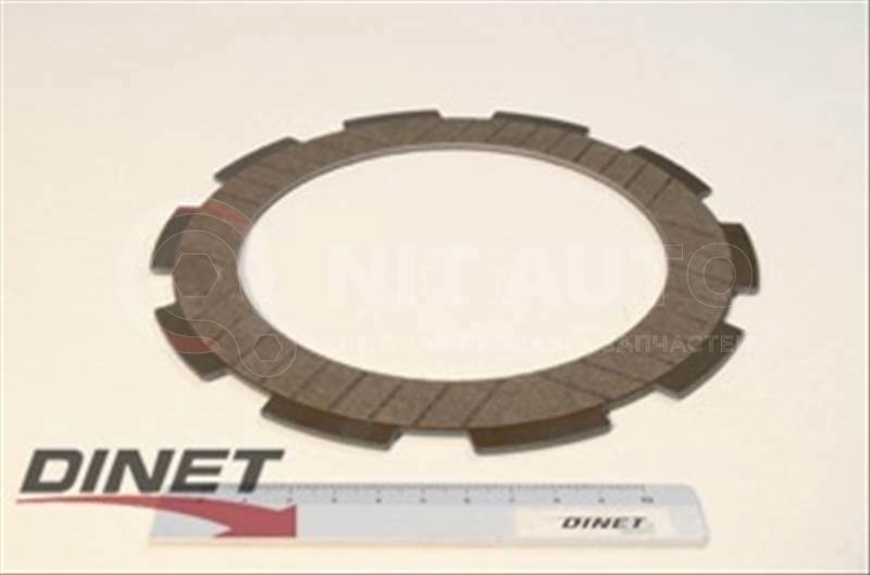 Диск фрикционный КПП малый, зубчатый, металлический, внутренний ЛиАЗ 5292/5293/МАЗ 206 от Dinet, артикул — 4139270025