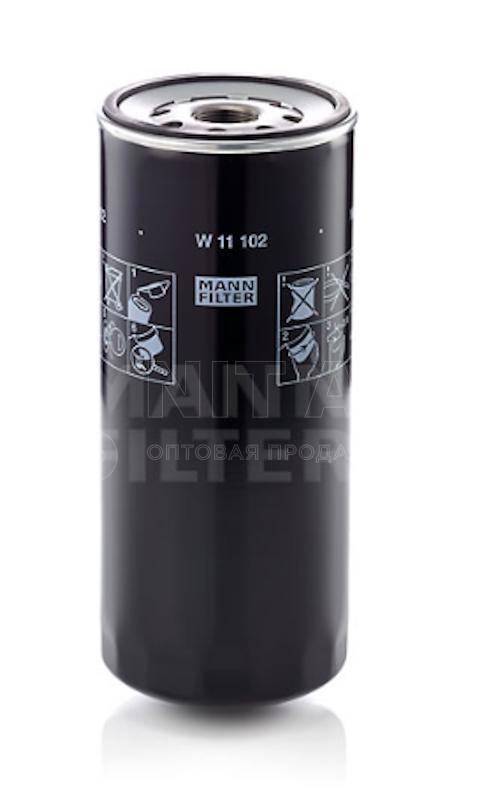 Фильтр масляный ЯМЗ-534,536 /W11102 ГЕРМАНИЯ от MANN-FILTER, артикул — W11102