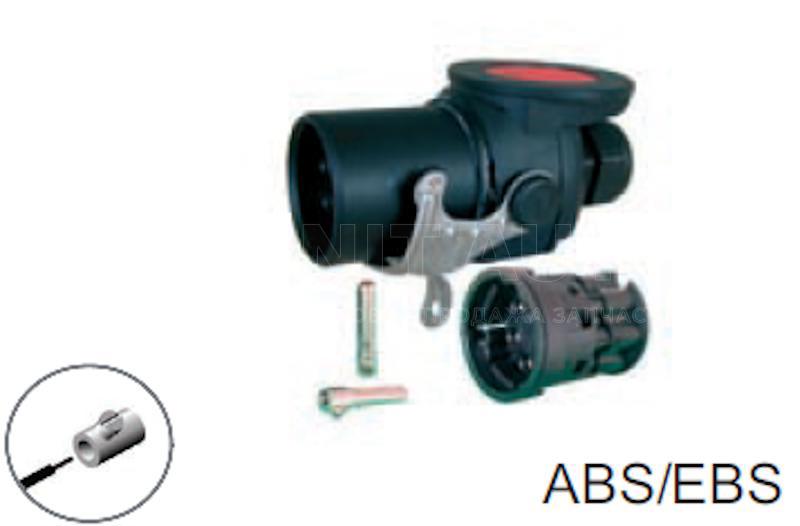 Штекер ABS/EBS /24V-ADR ISO7638-1  Vignal A10066  для кабелей диам. 9-16мм от ERICH JAEGER, артикул — 241070