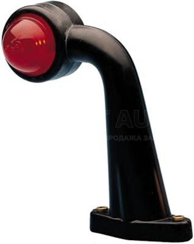 Фонарь габаритный 24V/10Wизогнутый рог, белый/красный от Hella, артикул — 2XS950071-031