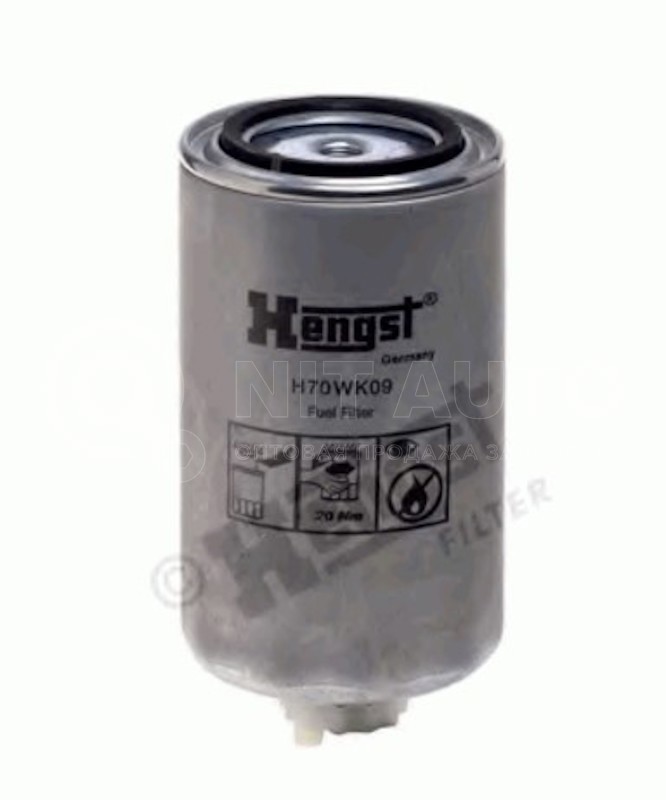 Фильтр топливный грубой очистки от Hengst, артикул — H70WK09