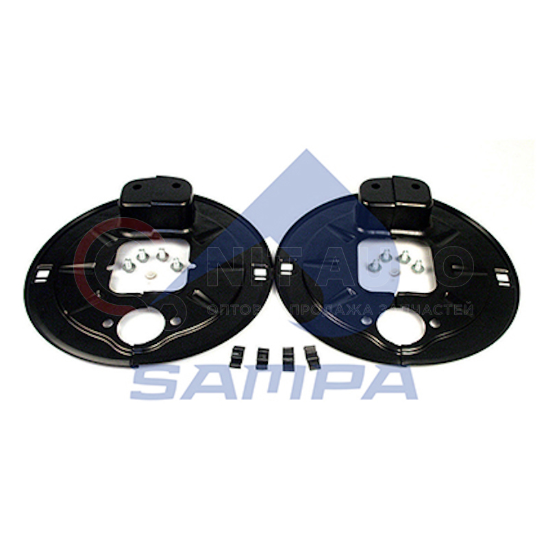 Щитки пылезащитные комплект на ось мр кв.балка 120 BPW SN3612/3620 от Sampa, артикул — 070.562