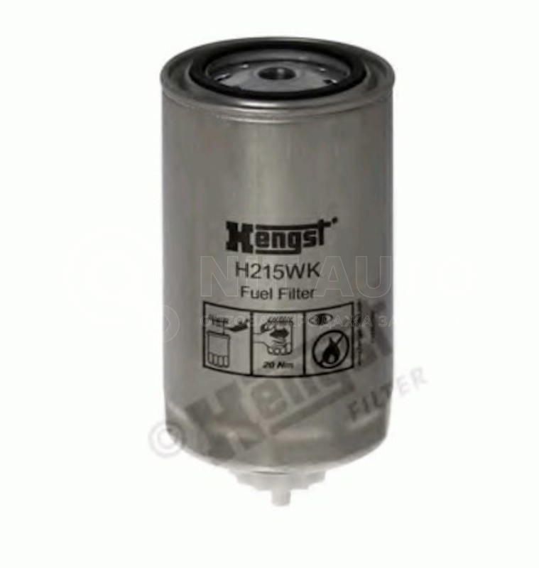 Фильтр топливный грубой очистки h196.5 d96/72 M16x1.5IVECO Eurotrakker/Stralis от Hengst, артикул — H215WK