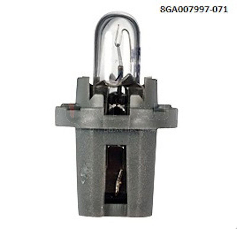 Лампа накаливания 24V 1.2W  B8,5d от Hella, артикул — 8GA007997-071