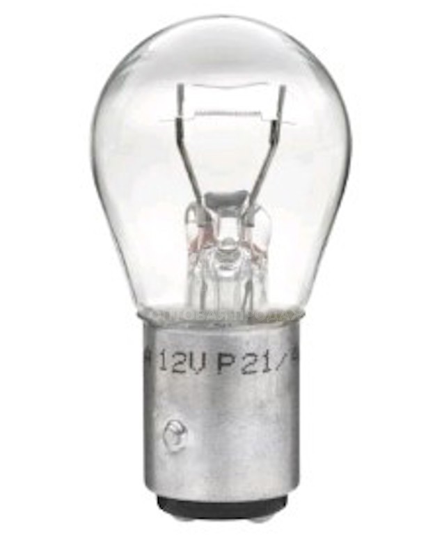 Лампа накаливания 12V 21/4 W P21/4W BAZ15d от Hella, артикул — 8GD004772-121