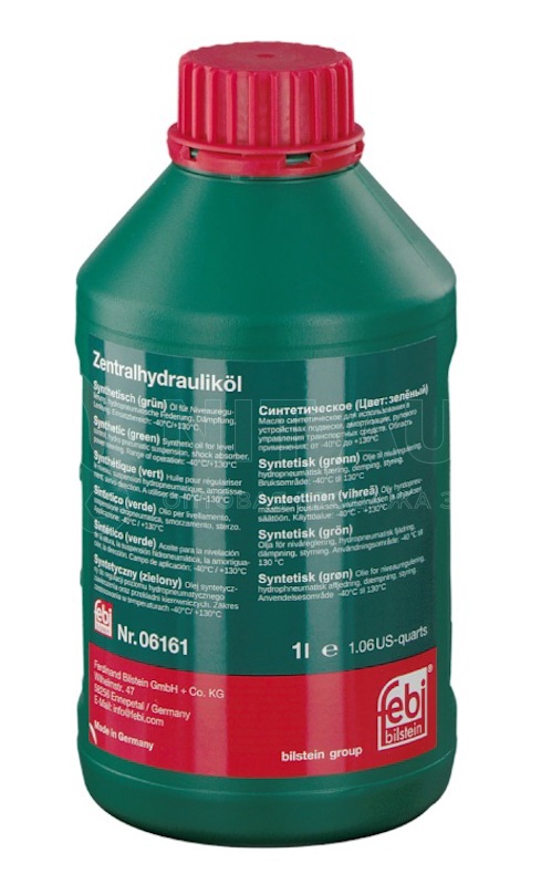 Жидкость гидравлическая 1л, зеленая, синтетика от FEBI, артикул — 06161