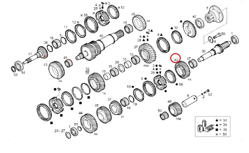 Шестерня КПП Iveco Daily 4 передача от IVECO, артикул — 8871258