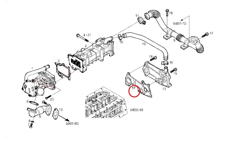 Прокладка задней крышки Iveco Daily от IVECO, артикул — 504090818