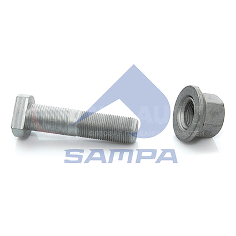 Шпилька колёса в сборе M22x1.5 89/54 с гайкой BPW от Sampa, артикул — 070.691