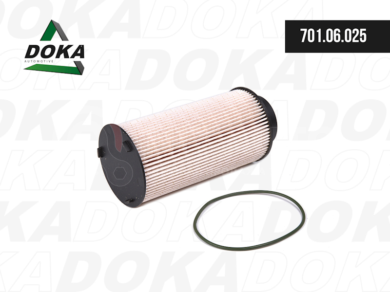 Фильтр топливный бумажный элемент H181 ?85mm Scania 2000г. от DOKA, артикул — 701.06.025