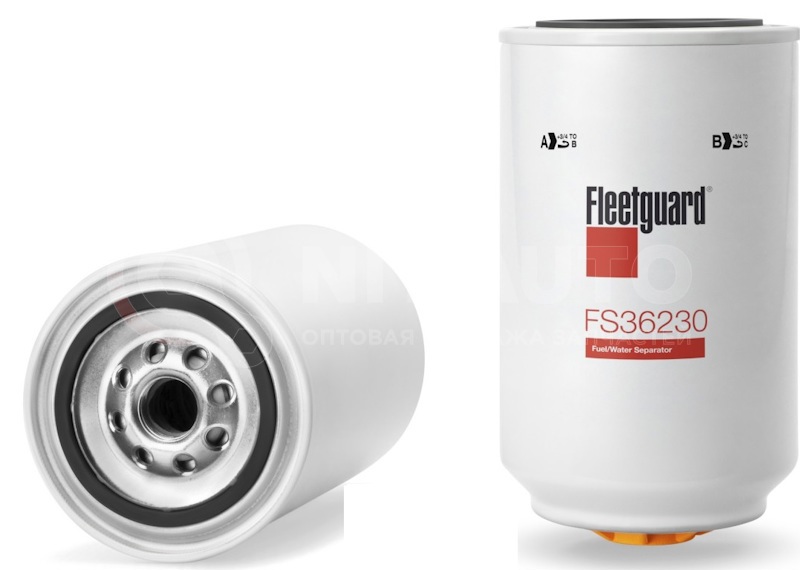Фильтр топливный грубой очистки сепаратор Оригинал от Fleetguard, артикул — FS36230