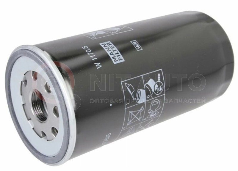 Фильтр масляный LIEBHERR HS Hydraulic Rope Excavators от MANN-FILTER, артикул — W1170/5