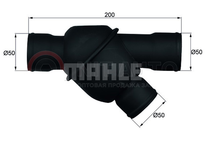 Термостат 83°C MB, MAN 83-01 от MAHLE, артикул — TH883