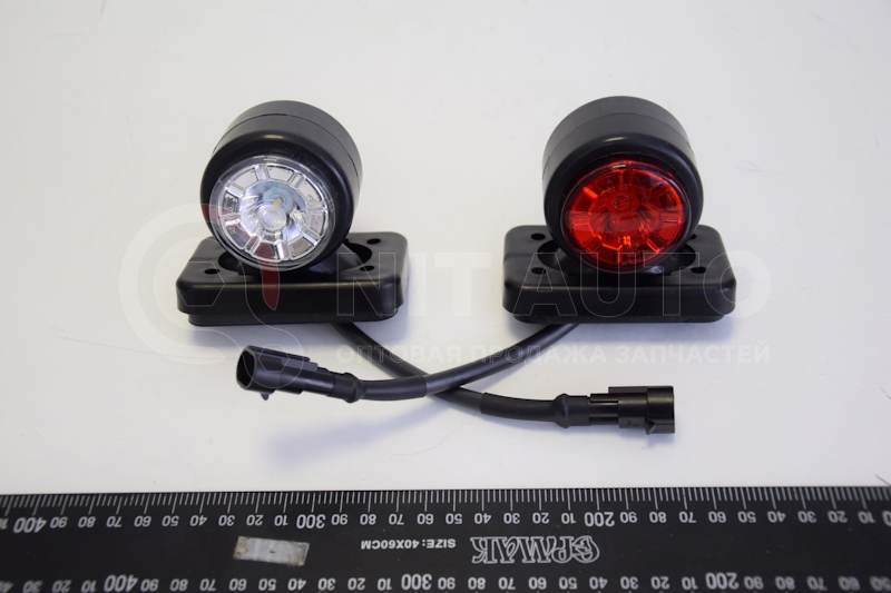 Фонарь габаритный и контурный хрусталик с проводом с АМР от Евросвет, артикул — ГФ3.1.LED1-10