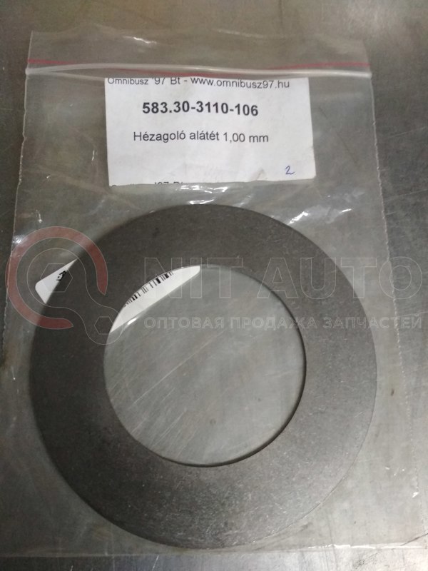 Регулировочная пластина Шайба 1,0 мм от OMNIBUSZ, артикул — 583.30-3110-106