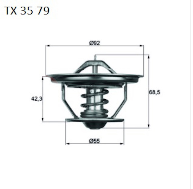 Термостат 79°C IVECO/NEOPLAN/SCANIA от MAHLE, артикул — TX3579