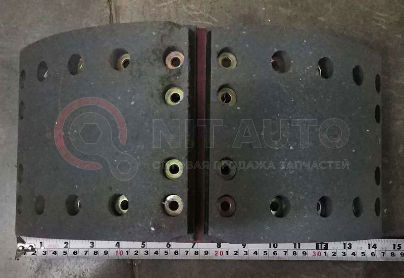 Колодка тормозная с накладкой ТИИР от Brake Blocks, артикул — 5256-3501092