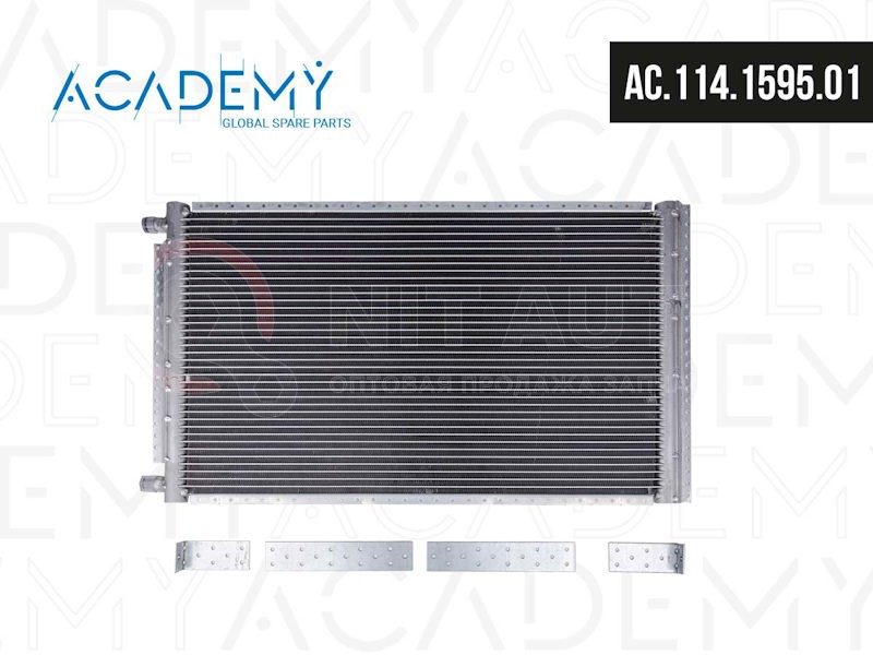 Радиатор кондиционера конденсор; FORD TRANSIT от ACTECmax, артикул — AC.114.1595.01