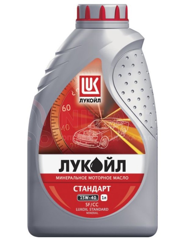 Масло моторное 15W-40 СТАНДАРТ SF/CC 1 л минеральное от LUKOIL, артикул — 19434