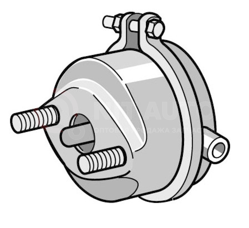 Камера тормозная переднего моста BS3538 мостZF ЛиАЗ/МАЗ/Волгабас/НЕФАЗ от KNORR-BREMSE, артикул — II37127