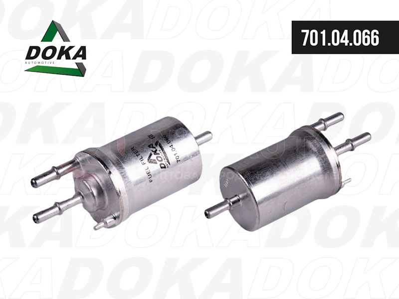 Фильтр топливный Audi A3, Seat Altea/Leon, Skoda Octavia, VW Eos 1.4/1.6/2.0 03 от DOKA, артикул — 701.04.066