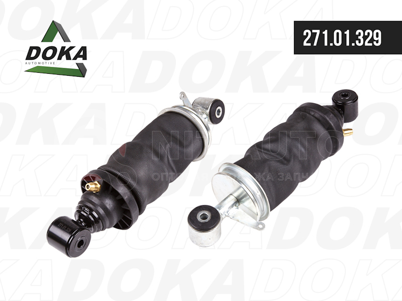 Амортизатор кабины с пневмобаллонном в сборе MAN от DOKA, артикул — 271.01.329
