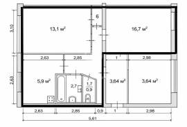 Рязань, Продается 2-к квартира, 5/5 эт., ул Юбилейная, д. 12, Квартиры, На продажу