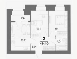 Рязань, Продается 2-к квартира, 7/16 эт., ул Космонавтов, д. 16, Квартиры, На продажу
