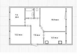 Продается 3-к квартира, 1/3 эт., ул Школьная, д. 1а, Квартиры, На продажу