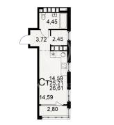 Рязань, Продается 1-к квартира, 2/12 эт., ул Лагерная, д. 10, Квартиры, На продажу