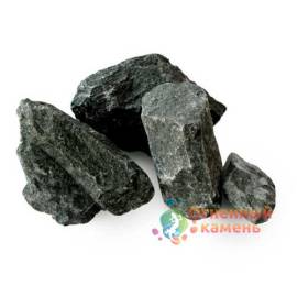 Камень для бани Дунит колотый фракция 70-150 мм. (20 кг.)