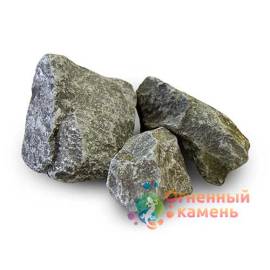 Камень для бани Порфирит обвалованный фракция 70-150 мм. (20 кг.)
