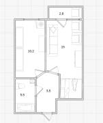 Продается 1-к квартира, 2/3 эт., ул Полевая, д. 2, Квартиры, На продажу