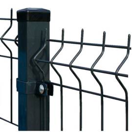 Сварная 3d сетка для забора 1530*2500 (3.5 мм) сер