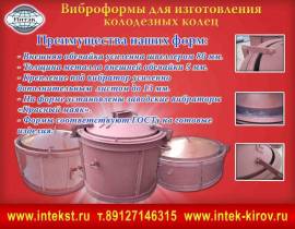 Формы для колодезных колец.Производство.