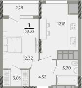 Рязань, Продается 1-к квартира, 12/14 эт., ул Совхозная, д. 6, Квартиры, На продажу, Центр