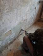 Снятие краски со стен