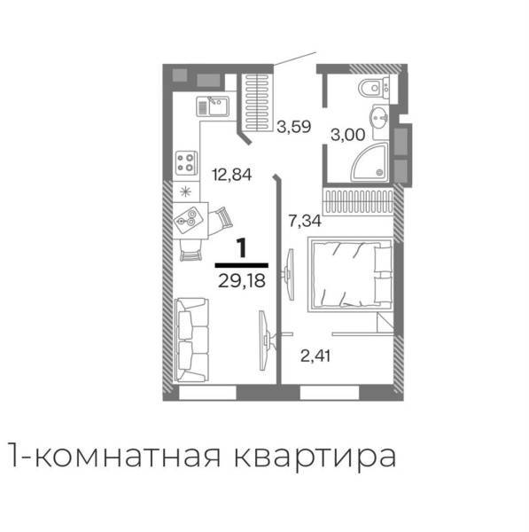 Рязань, Продается 1-к квартира, 9/25 эт., ул Библиотечная, д. 11, Квартиры, На продажу, Мервино