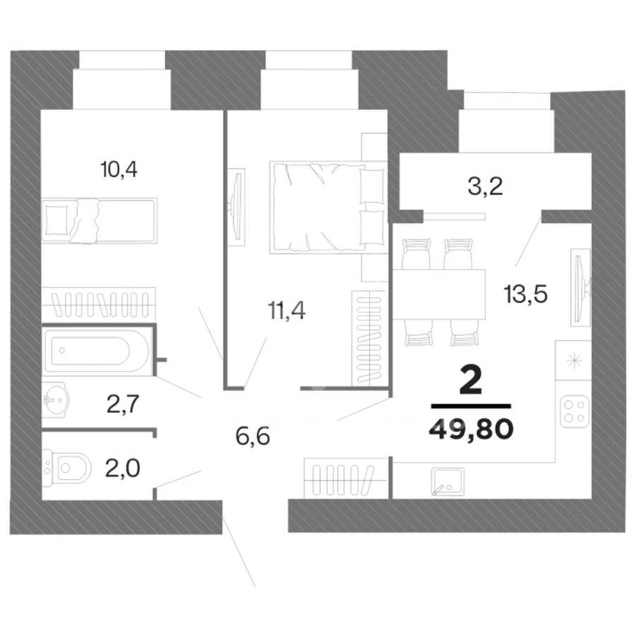 Рязань, Продается 2-к квартира, 12/15 эт., ул Бирюзова, Квартиры, На продажу, Канищево