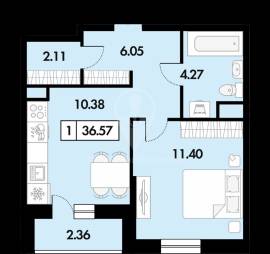 Продается 1-к квартира, 7/7 эт., ул Малиновая, д. 6, Квартиры, На продажу