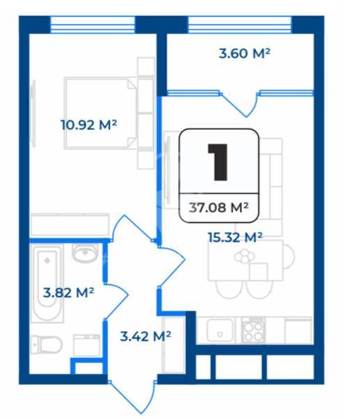 Рязань, Продается 1-к квартира, 5/9 эт., ул Разина, д. 18, Квартиры, На продажу